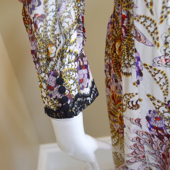 🆕🏷️Just Cavalli Multicolored Dress Size 2 - Picture 7 of 16